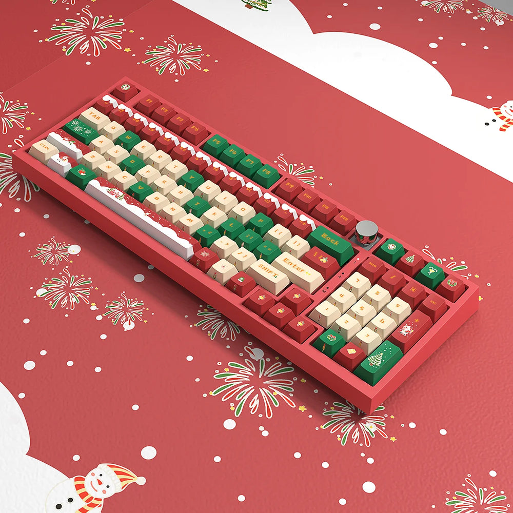 Christmas Eve Theme PBT Keycaps Cherry Profile Dye-Sub Keycap Set - Gamers' Paradise