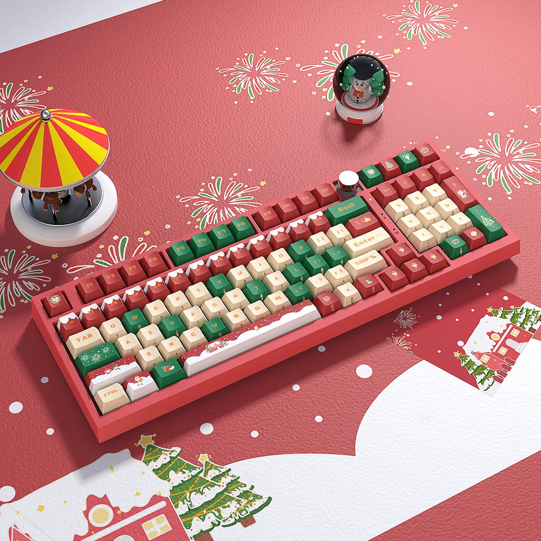 Christmas Eve Theme PBT Keycaps Cherry Profile Dye-Sub Keycap Set - Gamers' Paradise